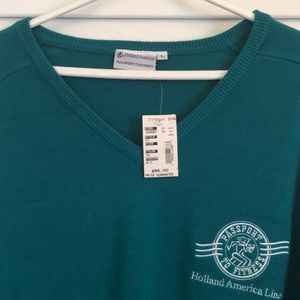 NWT Teal Acrylic Sweater